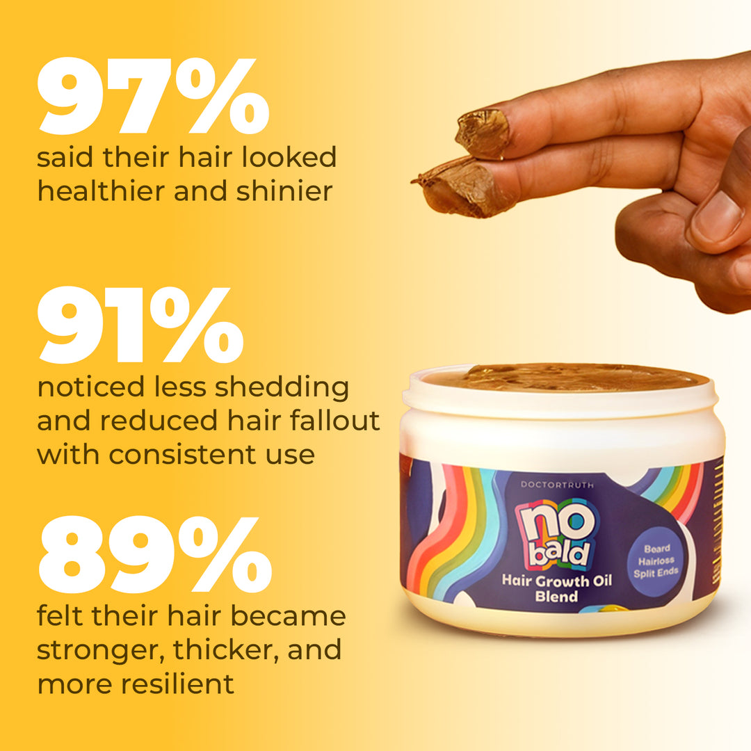 NoBald 3-in-1 Hair Growth Oil (Batana, Castor &amp; Rosemary)